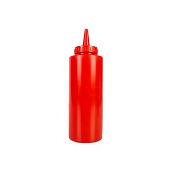 Recipient sos 0,35 l plastic rosu
