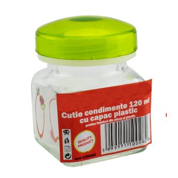 Cutiuta condimente sticla 120 ml