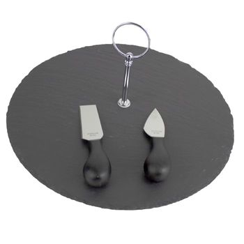 Set platou si ustensile pentru branzeturi