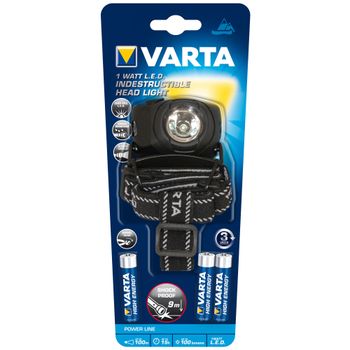 Lanterna LED frontala Varta 17731, 1W, 100 lm, rezistenta sporita, 3AAA