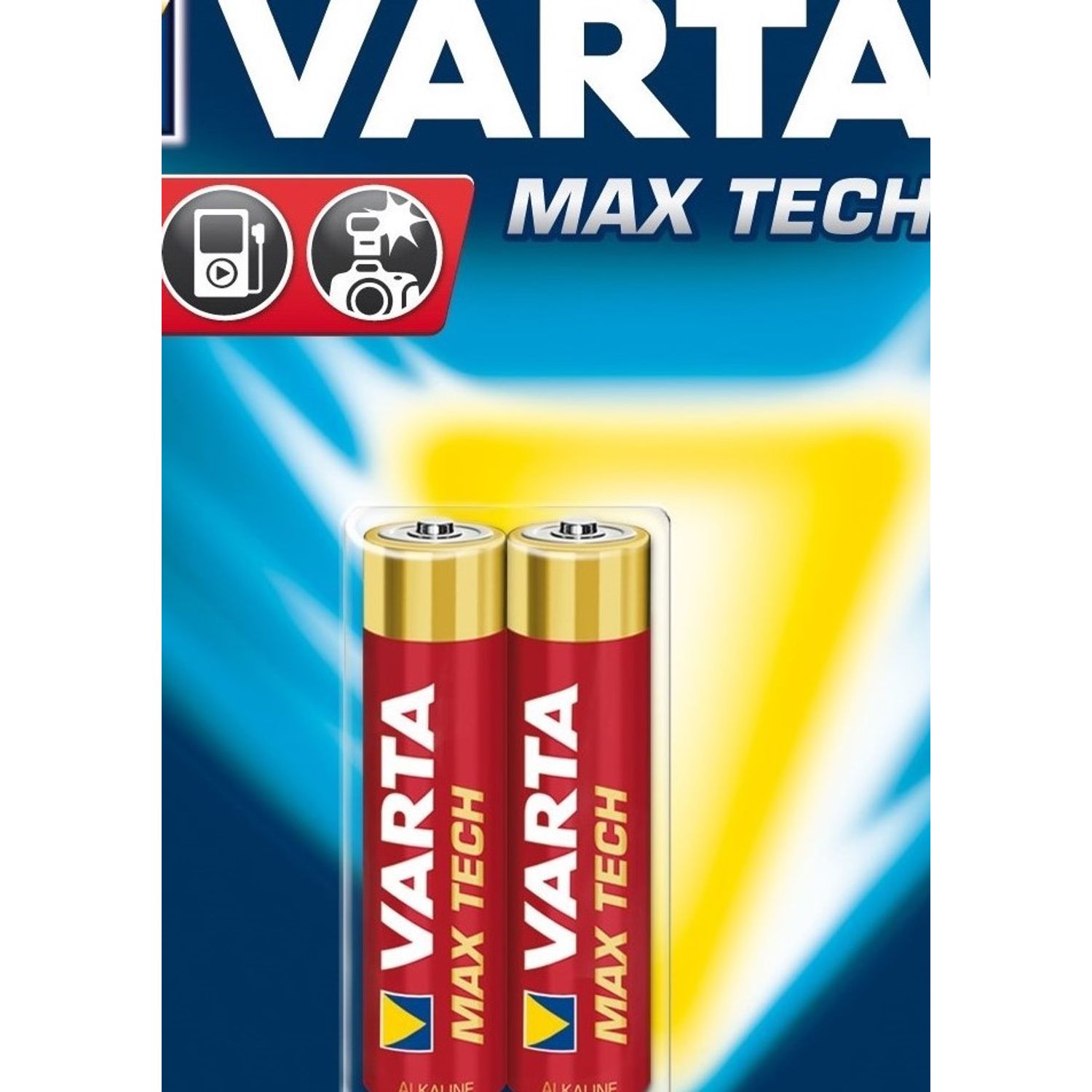 Baterii Alcaline VARTA Max Tech AAA, 2 buc fotografia produsului