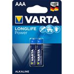 Baterii alkaline Longlife Power Varta AAA 2 buc fotografia produsului