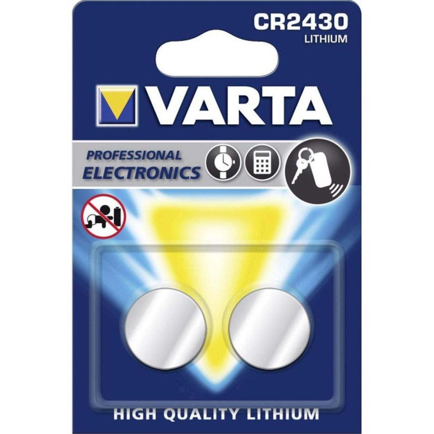 Baterie VARTA Professional Lithium CR2430 3V 2 buc/blister fotografia produsului