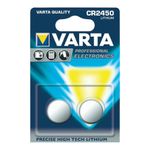 Baterie litiu Varta 3V, CR2450 blister 2buc fotografia produsului