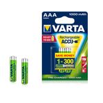 Acumulatori Varta R3 AAA, 1000mAh, Preincarcati, 2 bucati fotografia produsului