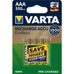 Acumulatori Varta Endless AAA 550 mAh, 4 buc fotografia produsului