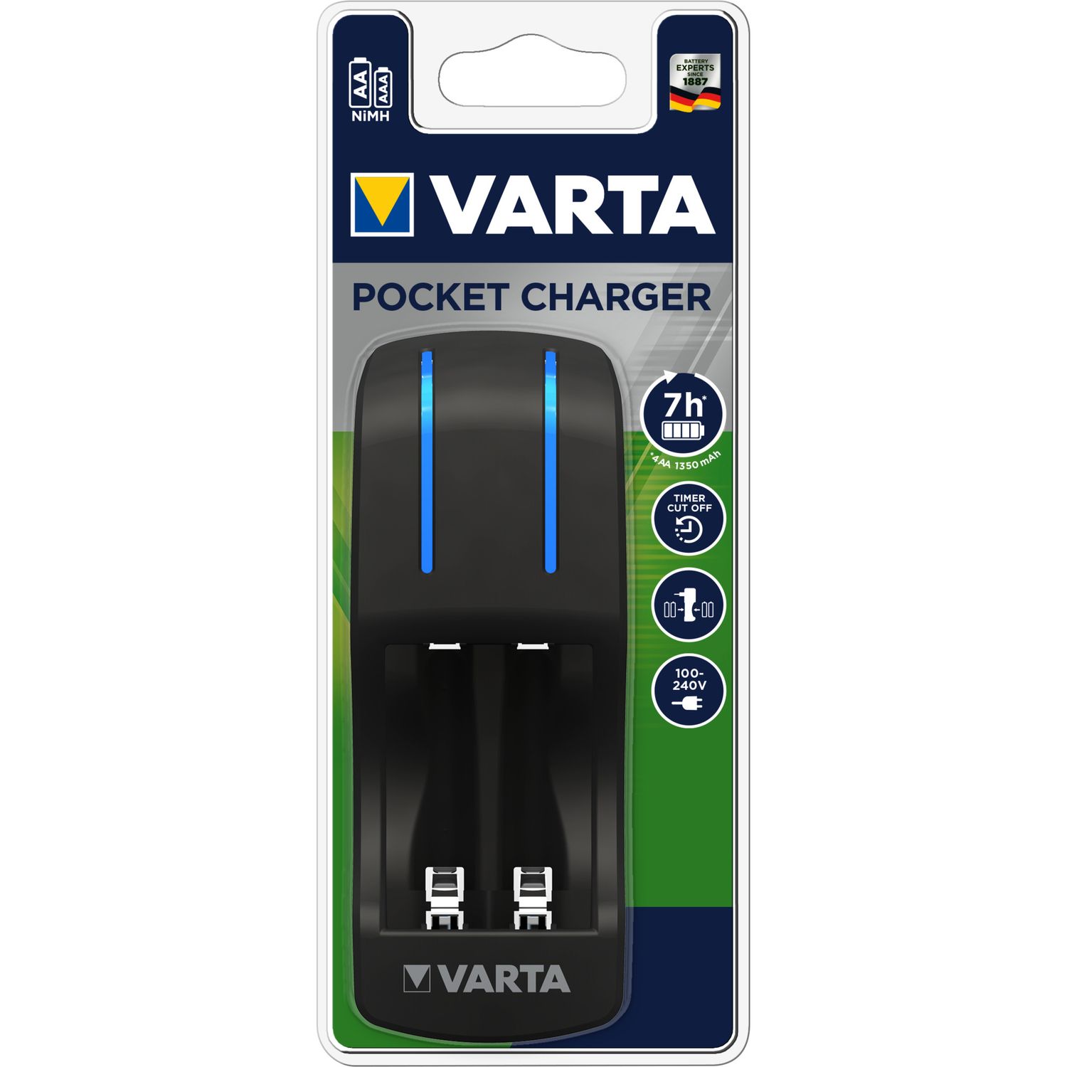 Incarcator Varta Pocket 57642, AA/AAA fotografia produsului