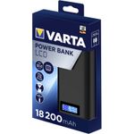 Acumulator extern Varta PowerBank LCD 18200 mAh + cablu microUSB + lanterna + LCD fotografia produsului