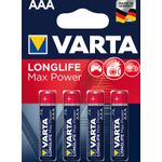 Baterii Alcaline VARTA Max Tech AAA, 4 buc fotografia produsului
