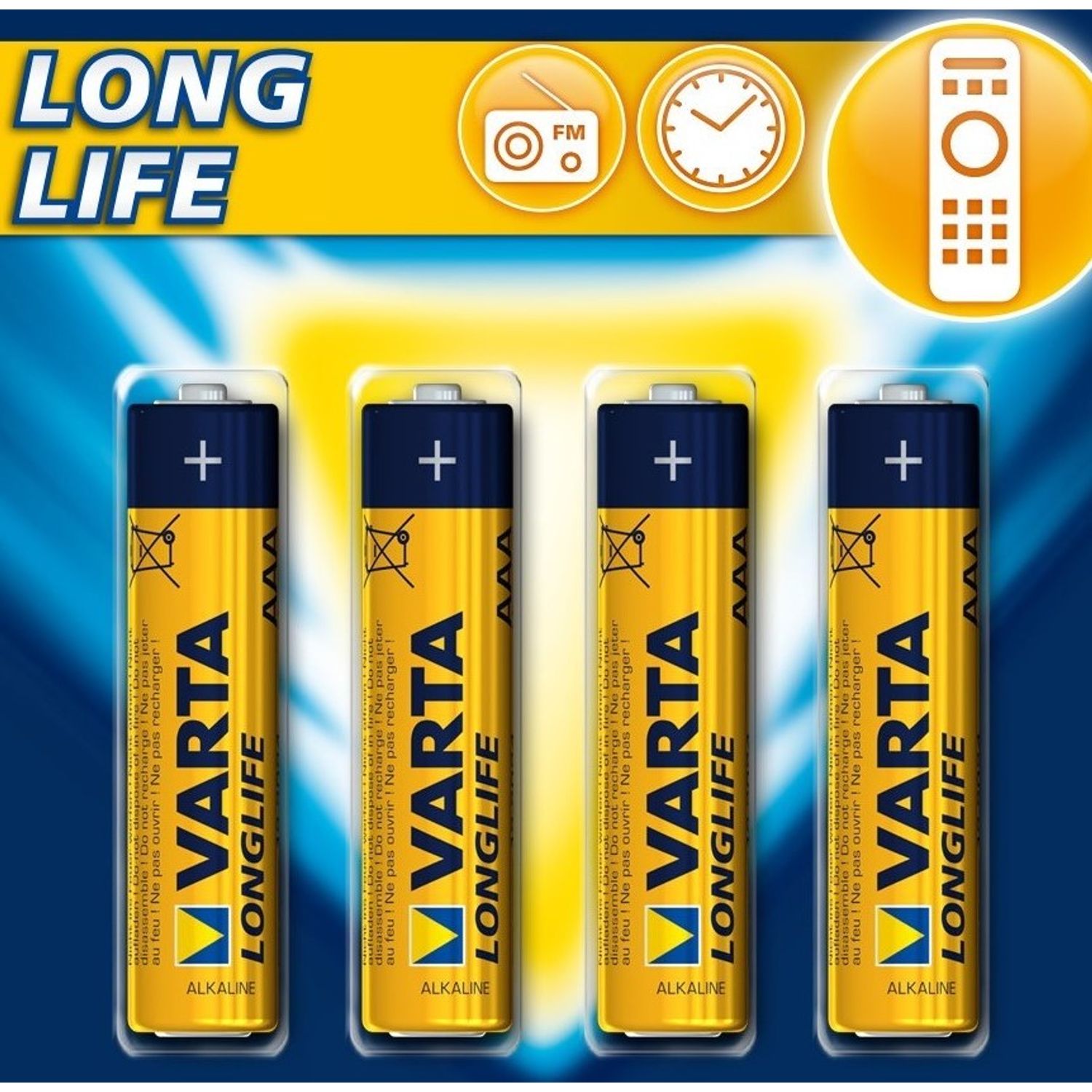 Baterii Varta R3, AAA, 4 bucati fotografia produsului