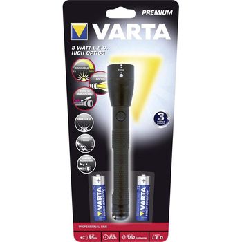 Lanterna LED Varta 18811, 3W, 180 lm, High Optics Light, 2AA