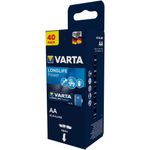Baterii Alcaline Varta Longlife Power, AA, 40 buc fotografia produsului
