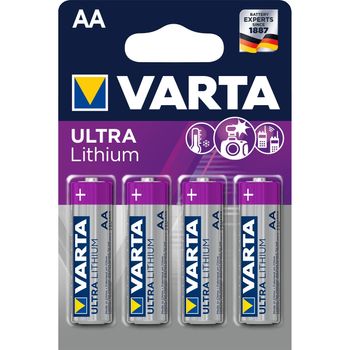 Baterie Ultra Lithium Varta AA 6106 blister 4 buc