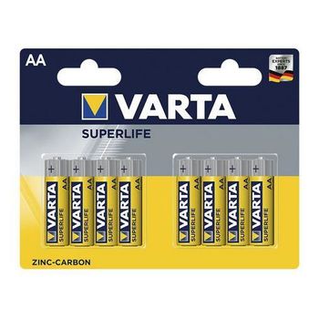 Baterii zinc-carbon Varta AA 1,5V blister 8 bucati