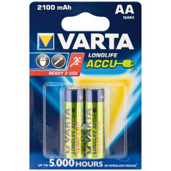 Acumulator R6 (AA) 2100mAh Ready2Use 2buc/blister Varta