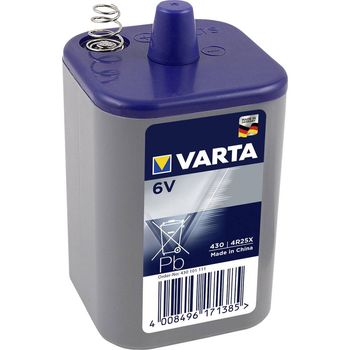 Baterie Zinc Carbon 4R25 V430 VARTA Professional contact cu arc 6V 7.5Ah