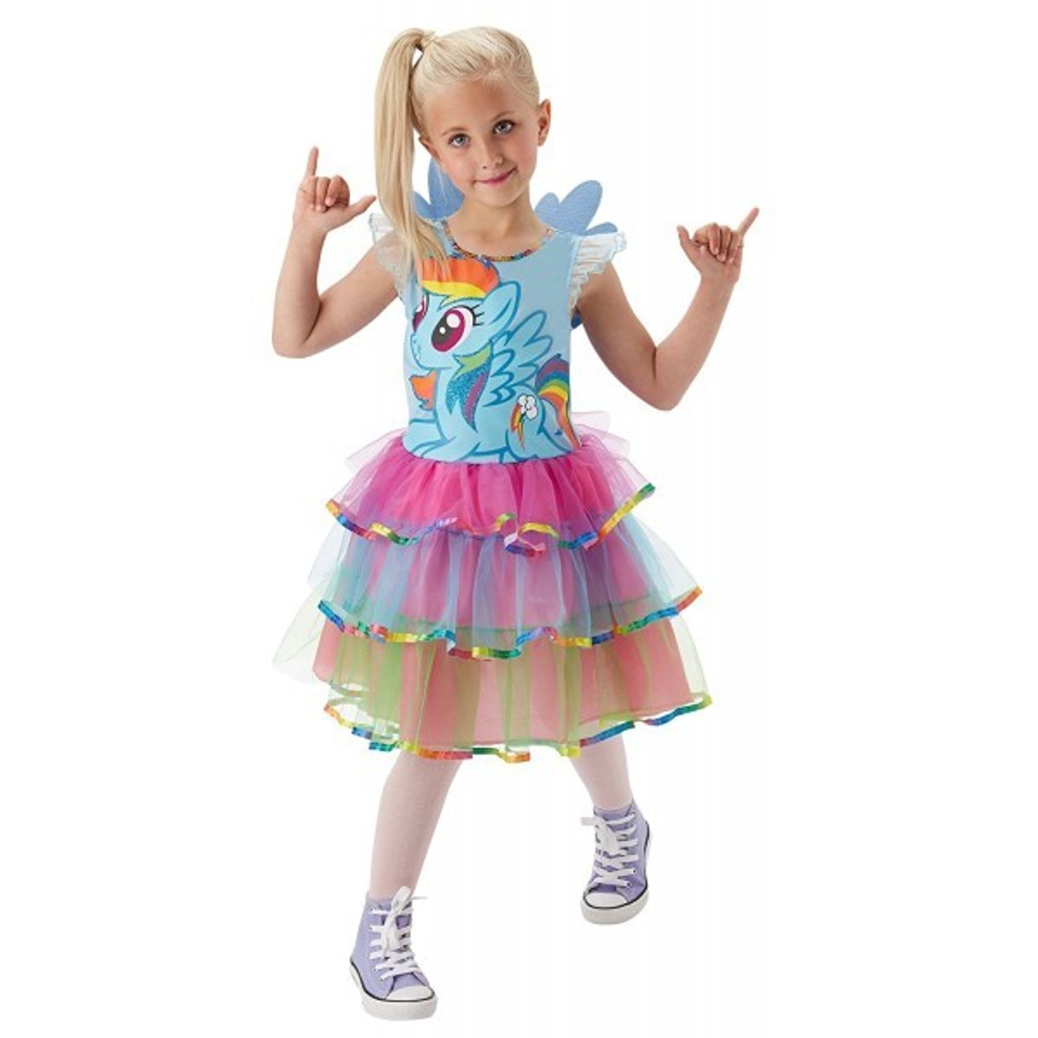 Costum RAINBOW DASH (Marime S) fotografia produsului