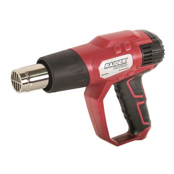 Pistol de aer cald rd-hg23 2000w cu display lcd + accesorii, raider 074312