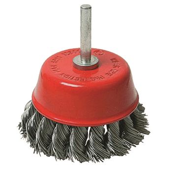 Perie tip cupa rotativa cu tija 75 mm, raider 170109