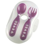 Beaba - Set soft lingurita si furculita fotografia produsului
