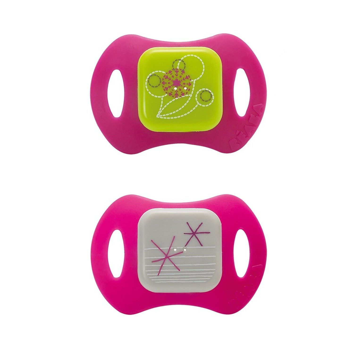 Beaba - Set 2 suzete medii din silicon Gipsy-Roz fotografia produsului