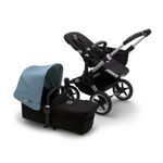 Bugaboo - Carucior Donkey 3 Mono Aluminium/Black/Vapor Blue fotografia produsului View 3 S