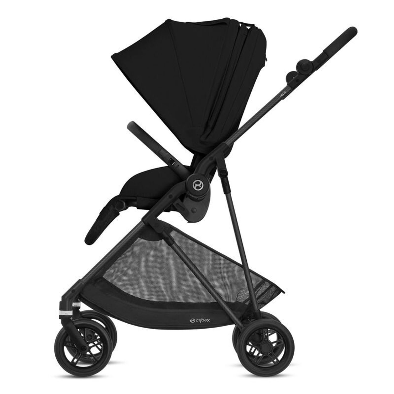 Cybex - Carucior Melio Carbon Deep Black fotografia produsului View 2 L