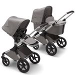 Bugaboo - Carucior Fox 2 Mineral Aluminium/Light Grey 2 in 1 fotografia produsului