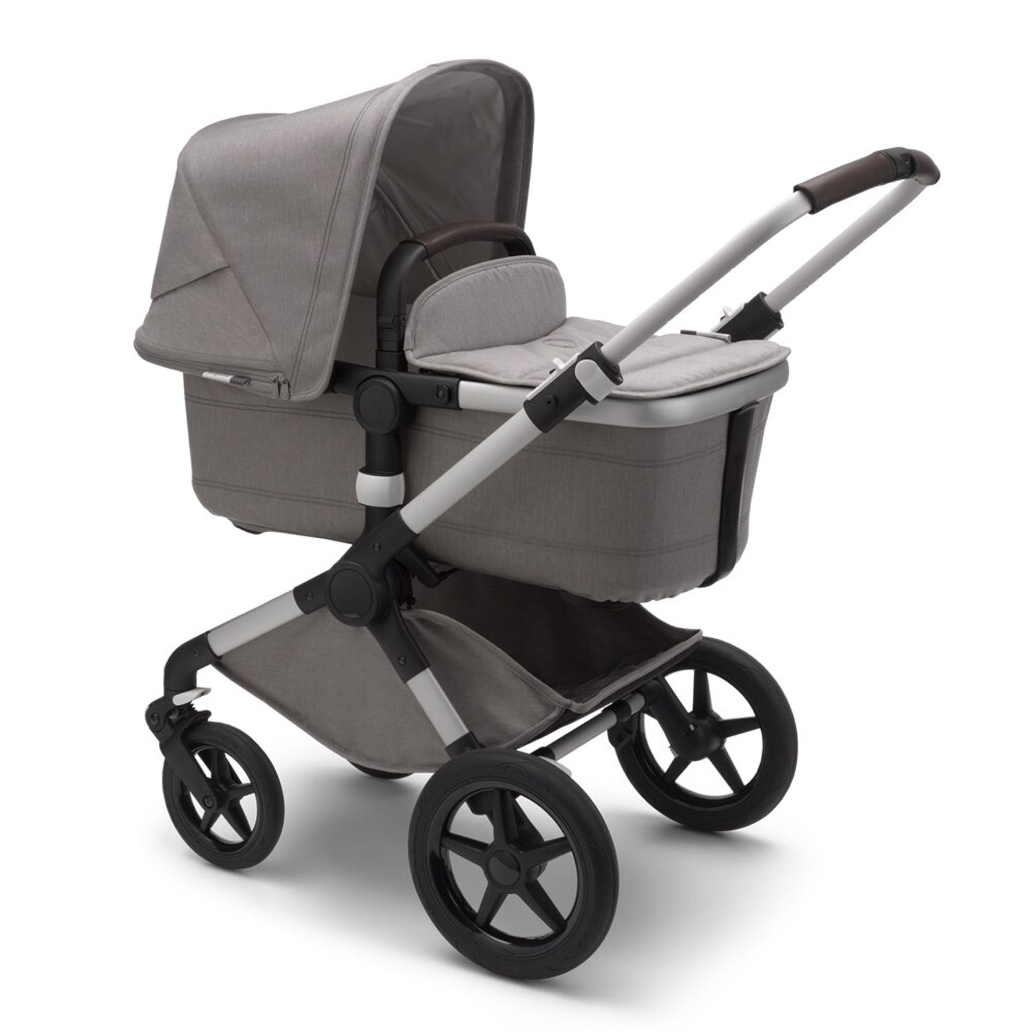 Bugaboo - Carucior Fox 2 Mineral Aluminium/Light Grey 2 in 1 fotografia produsului View 4 L