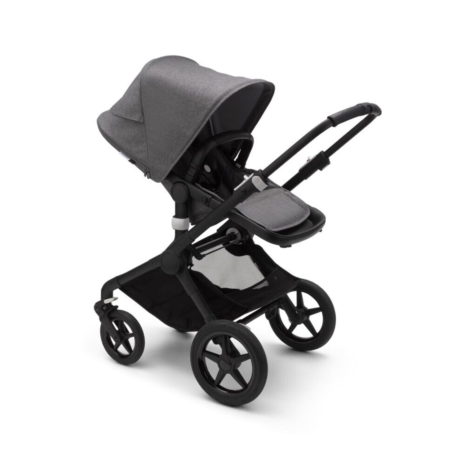 Bugaboo - Carucior Fox 2 Complete Black/Grey Melange 2 in 1 fotografia produsului View 4 L