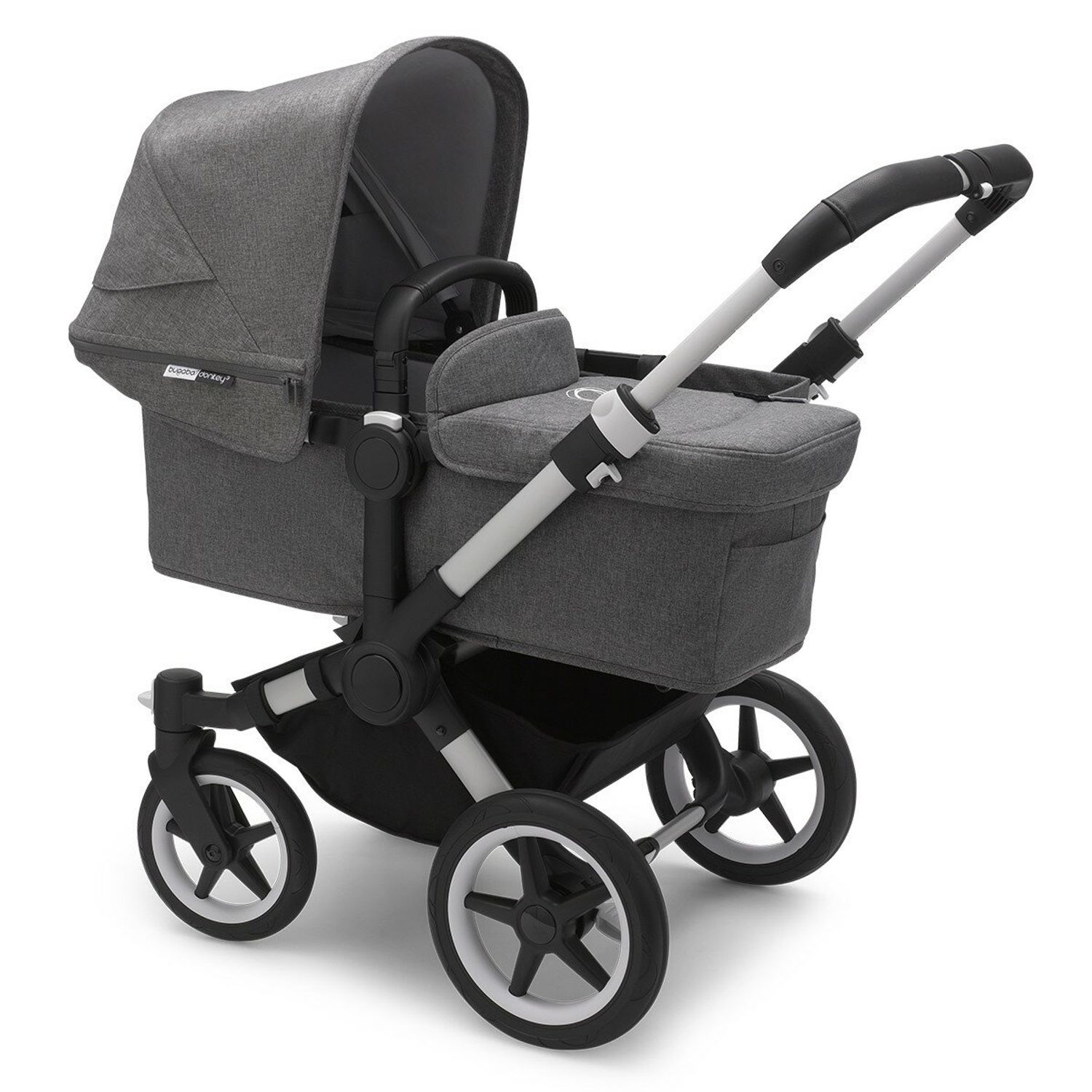 Bugaboo - Carucior Donkey3 Mono Complete Aluminiu Grey Melange fotografia produsului View 2 L