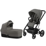 Cybex - Carucior Balios S Lux 2 in 1 Black/Soho Grey fotografia produsului