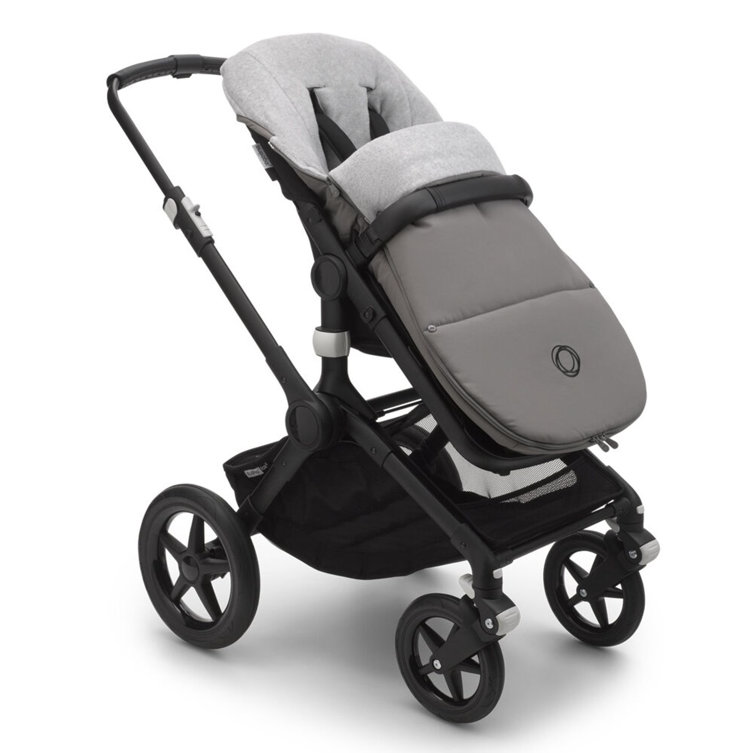 Bugaboo - Husa de picioare universala carucior Mineral Grey Melange fotografia produsului View 2 L