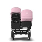 Bugaboo - Carucior Donkey 3 Duo Aluminium/Black/Soft Pink fotografia produsului View 2 S