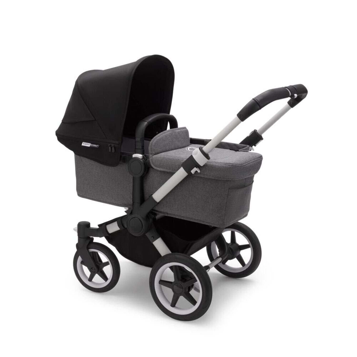 Bugaboo - Carucior Donkey 3 Mono Aluminium/Grey Melange/Black fotografia produsului View 2 L