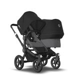 Bugaboo - Carucior Donkey 3 Duo Black/Grey Melange/Black fotografia produsului