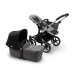 Bugaboo - Carucior Donkey 3 Mono Aluminium/Grey Melange/Black fotografia produsului View 3 S