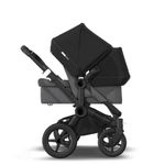 Bugaboo - Carucior Donkey 3 Duo Black/Grey Melange/Black fotografia produsului View 3 S