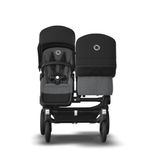Bugaboo - Carucior Donkey 3 Duo Black/Grey Melange/Black fotografia produsului View 2 S