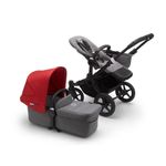 Bugaboo - Carucior Donkey 3 Mono Black/Grey Melange/Red fotografia produsului View 3 S