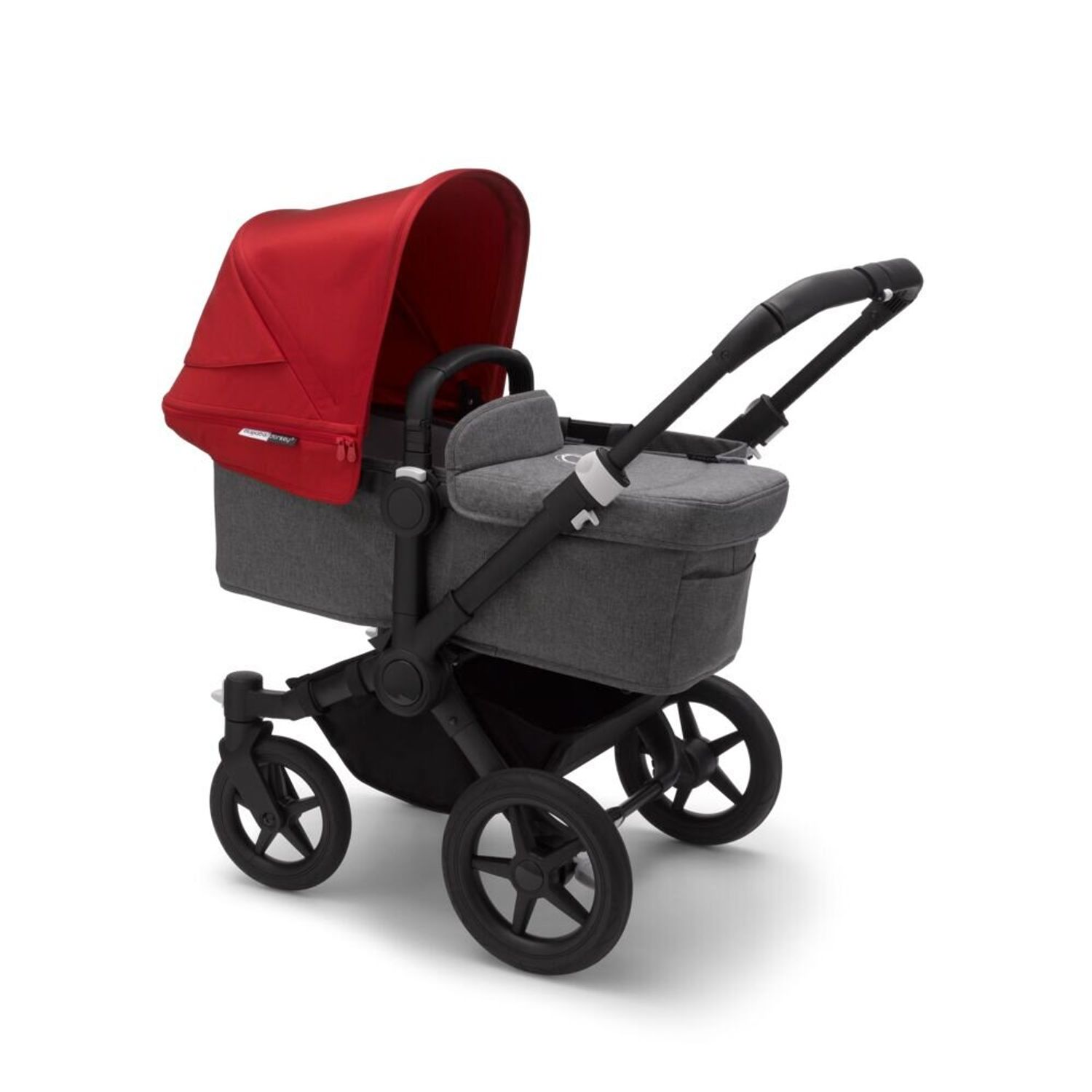 Bugaboo - Carucior Donkey 3 Mono Black/Grey Melange/Red fotografia produsului View 2 L