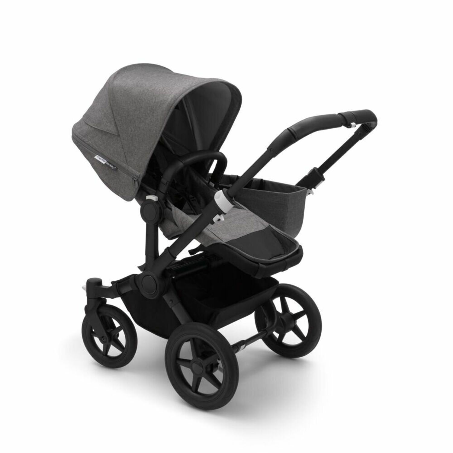 Bugaboo - Carucior Donkey 3 Mono Black/Grey Melange fotografia produsului