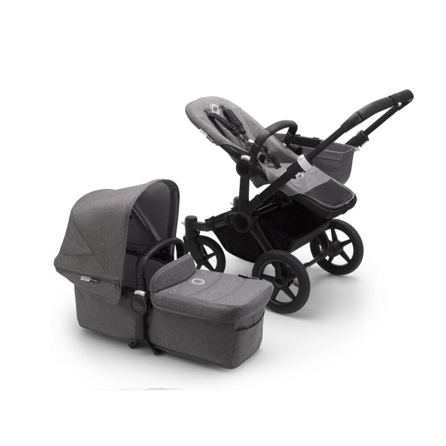 Bugaboo - Carucior Donkey 3 Mono Black/Grey Melange fotografia produsului View 3 L