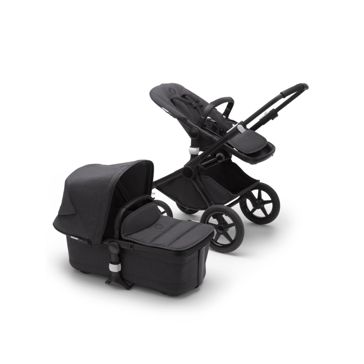 Bugaboo - Carucior Fox 2 Mineral Black/Washed Black 2 in 1 fotografia produsului View 4 L