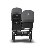 Bugaboo - Carucior Donkey 3 Duo Aluminium/Black/Grey Melange fotografia produsului View 4 S