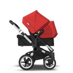 Bugaboo - Carucior Donkey 3 Duo Aluminium/Black/Red fotografia produsului View 2 S