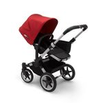 Bugaboo - Carucior Donkey 3 Mono Aluminium/Black/Red fotografia produsului