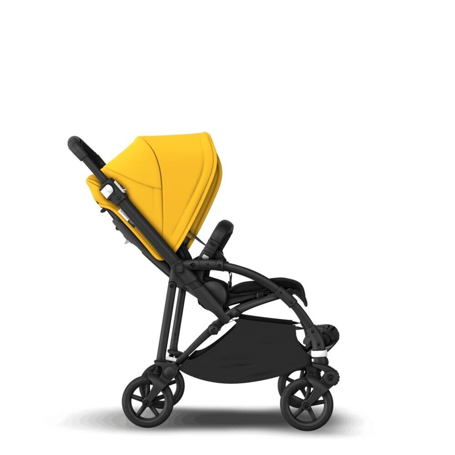 Bugaboo - Carucior Bee 6 Black/Black/Lemon Yellow fotografia produsului View 2 L
