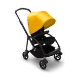 Bugaboo - Carucior Bee 6 Black/Black/Lemon Yellow fotografia produsului