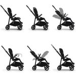 Bugaboo - Carucior Bee 6 Black/Black/Lemon Yellow fotografia produsului View 3 S